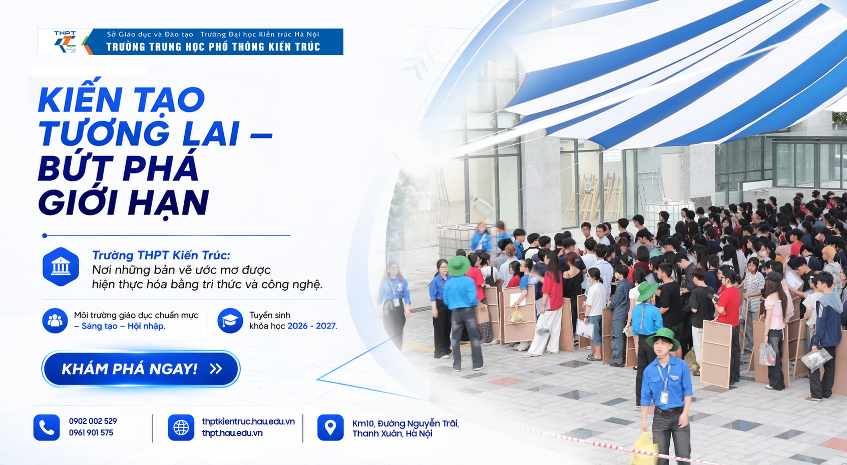 Thông báo tuyển sinh năm học 2026 - 2027